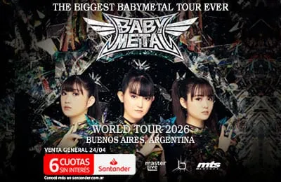 Afiche de BABYMETAL: World Tour 2026