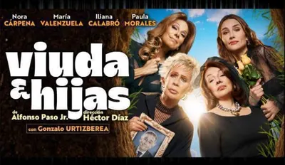 Afiche de Viuda e hijas