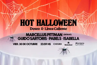 Afiche de Hot Halloween: Deseo & Línea Caliente