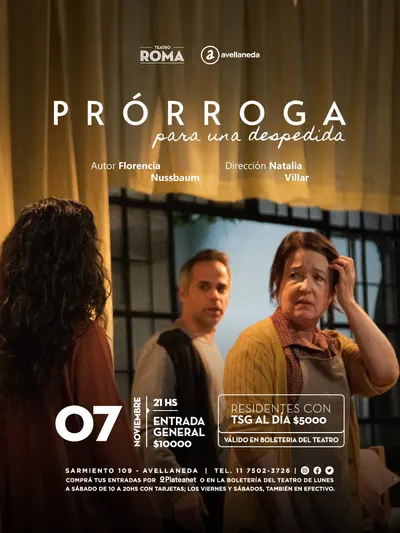 Afiche de Prórroga para una despedida
