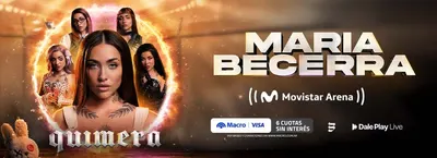 Afiche de María Becerra: Quimera tour