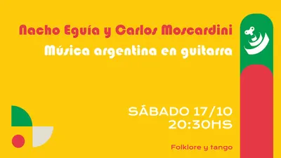 Afiche de Nacho Eguía y Carlos Moscardini