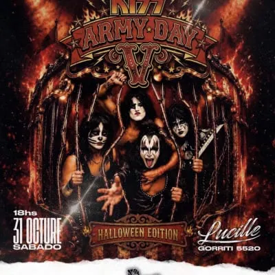 Afiche de KISS Army Day V: especial Halloween