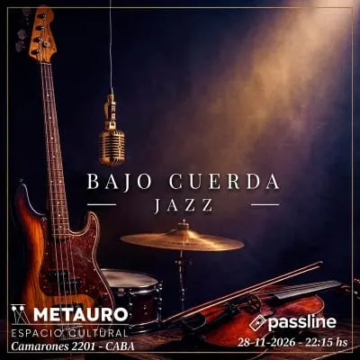 Afiche de Bajo Cuerda Jazz