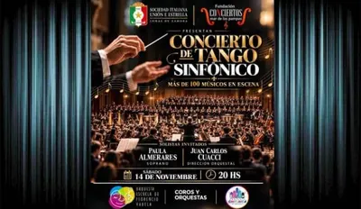 Afiche de Concierto de tango sinfónico