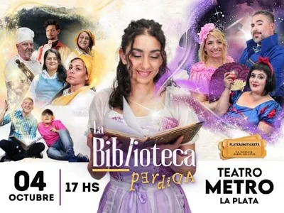 Afiche de La biblioteca perdida