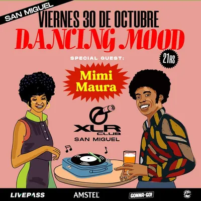 Afiche de Dancing Mood con Mimi Maura