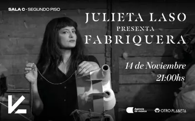 Afiche de Julieta Laso presenta Fabriquera