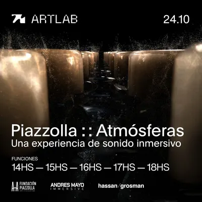 Afiche de Piazzolla Atmósferas