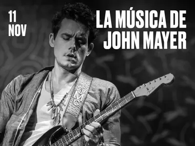 Afiche de La música de John Mayer