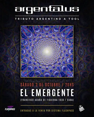 Afiche de Argentalus (tributo a Tool)