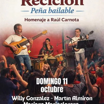 Afiche de Reciclón: peña bailable