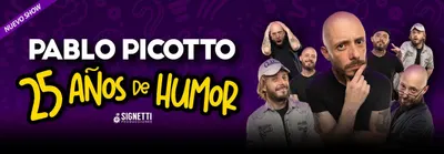 Afiche de 25 años de humor. ¿Quién te conoce?