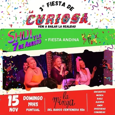 Afiche de 3ª Fiesta de La Curiosa