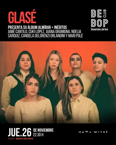 Afiche de Glasé presenta Almíbar