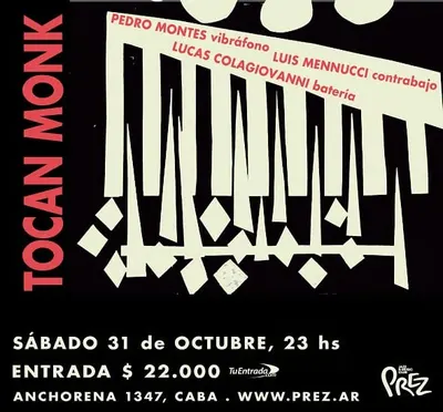 Afiche de Montes - Mennucci - Colagiovanni: tocan Monk