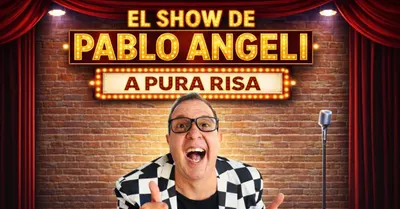 Afiche de El show de Pablo Angeli a pura risa