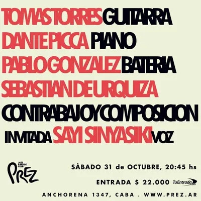 Afiche de Torres - Picca - Gonzalez - De Urquiza