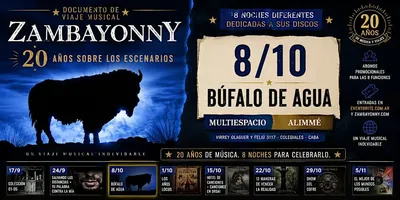Afiche de Zambayonny: Búfalo de agua