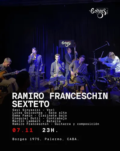 Afiche de Ramiro Franceschin Sexteto