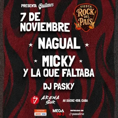 Afiche de Fiesta Rock del País