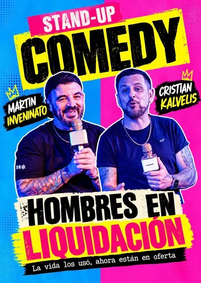 Afiche de Hombres en liquidación (stand up)