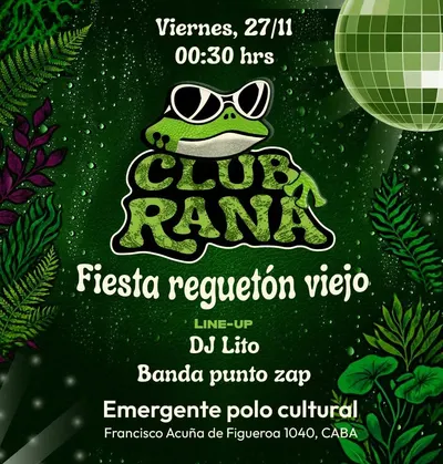 Afiche de Club Rana