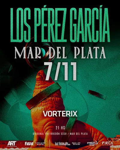 Afiche de Los Pérez García en Mar del Plata