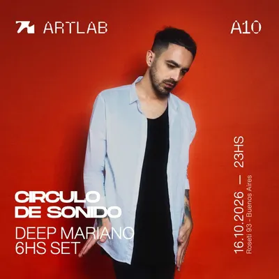 Afiche de Círculo de Sonido: Deep Mariano, set de seis horas
