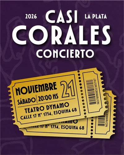 Afiche de Casi Corales: concierto