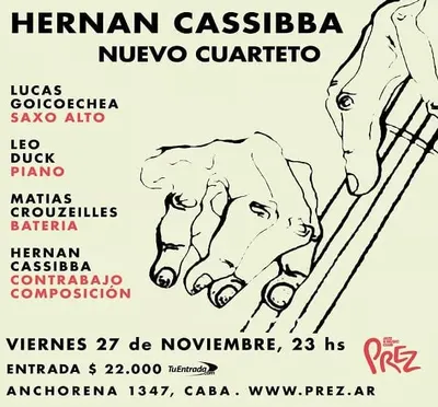 Afiche de Hernán Cassibba: Nuevo Cuarteto