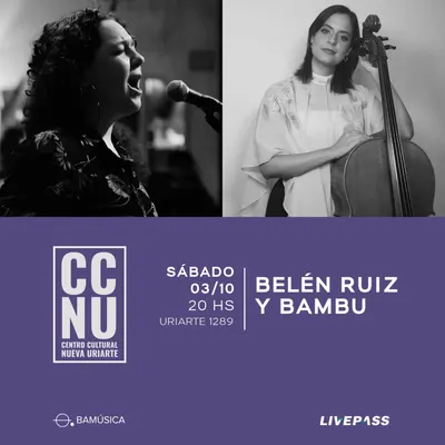 Afiche de Belén Ruiz y Bambu