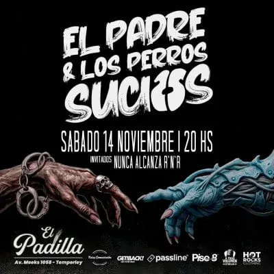 Afiche de El Padre y Los Perros Sucios en Temperley