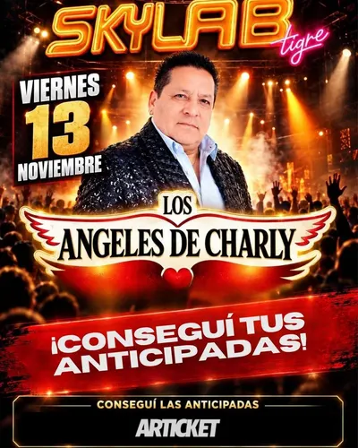 Afiche de Los Ángeles de Charly en Skylab Tigre