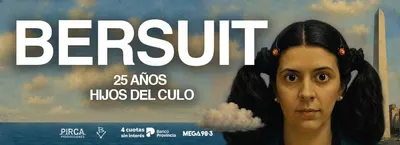 Afiche de Bersuit: 25 años de Hijos del culo