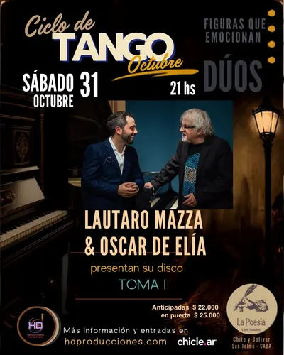 Afiche de Lautaro Mazza y Oscar De Elía: Toma I