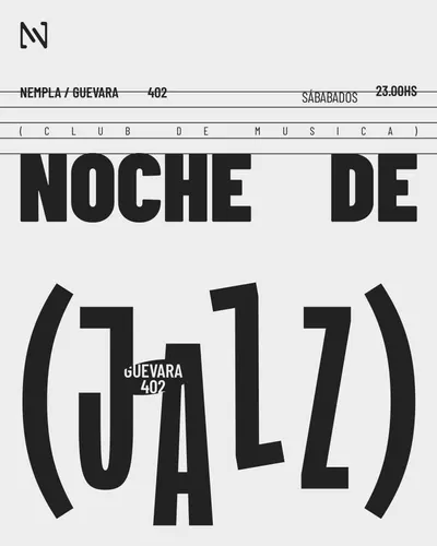 Afiche de Noche de jazz