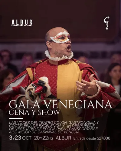Afiche de Gala veneciana