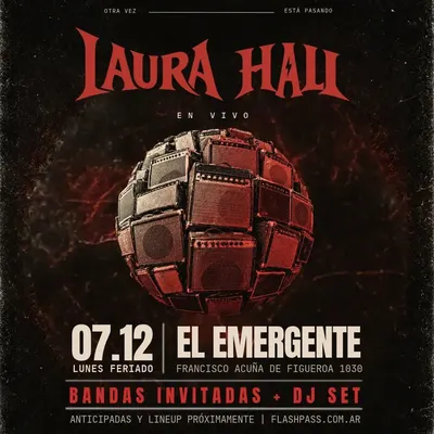 Laura Hall en vivo