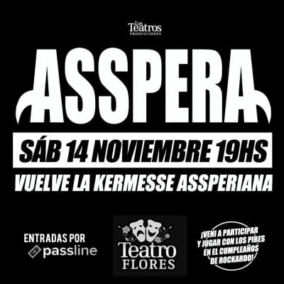Afiche de Asspera: Vuelve la kermesse Assperiana