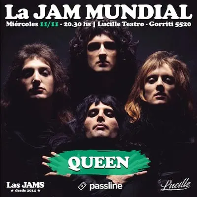 Afiche de La Jam Mundial: Queen