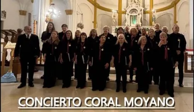 Afiche de Concierto Coral Moyano