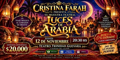 Afiche de Luces de Arabia
