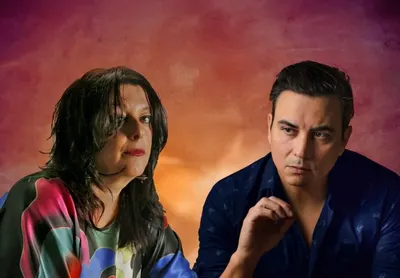 Afiche de Noche de boleros con Lidia Borda y Negro Falótico