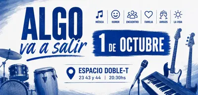 Afiche de Algo va a salir