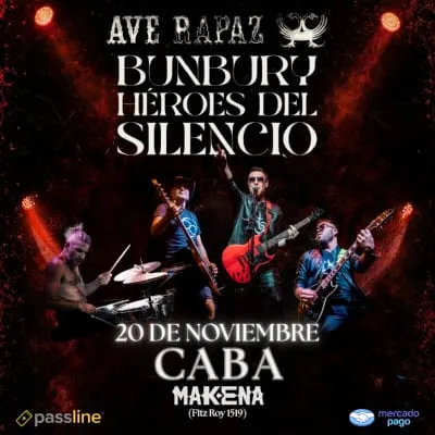 Ave Rapaz: homenaje a Héroes del Silencio y Bunbury