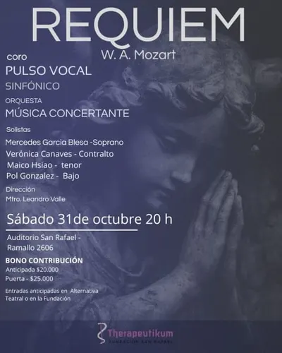 Afiche de Réquiem de Mozart
