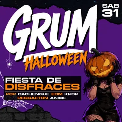 Afiche de GRUM Halloween