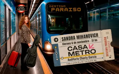 Afiche de Sandra Mihanovich: Destino Paraíso