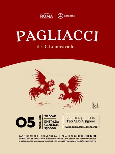 Afiche de Pagliacci